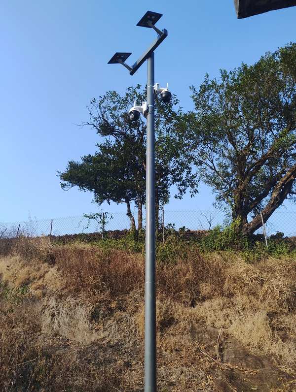 CCTV camera installed at client property Vagamon Kerala by Prime NRI